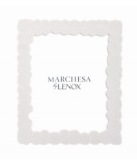 Cherish memories with the fresh and chic Marchesa Rose picture frame. White bone china sculpted with blooms inspired by the designer's couture gowns infuse a room with modern romance. From Marchesa by Lenox. Cherish memories with the fresh and chic Marchesa Rose picture frame. White bone china sculpted with blooms inspired by the designer's couture gowns infuse a room with modern romance. From Marchesa by Lenox.