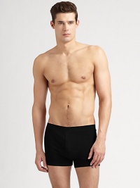 So-soft cotton comfort with a hint of stretch and a discreet, mercerized sheen. Signature waistband 96% cotton/4% elastane Machine wash Imported So-soft cotton comfort with a hint of stretch and a discreet, mercerized sheen. Signature waistband 96% cotton/4% elastane Machine wash Imported