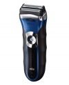 Are you in or out? Be both with this wet & dry shaver that takes on skin in or out of the shower with gentle precision that minimizes irritation and gets up close and personal with its 3-stage cutting system. SmartFoil blades catch even more hair in fewer strokes, while the flex-head maneuvers hard-to-reach areas so no hair is ever left hanging. 2-year warranty.
