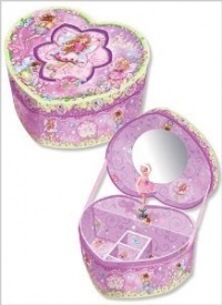 Pecoware / Heart-shaped Musical Jewelry Box, Fairyland Pecoware / Heart-shaped Musical Jewelry Box, Fairyland