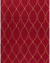 Area Rug 2x3 Rectangle Transitional Brick Color - Surya Fallon Rug from RugPal