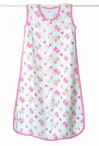 aden + anais Slumber Muslin Sleeping Bag Single Layer, Princess Posie - Butterfly, X-Large aden + anais Slumber Muslin Sleeping Bag Single Layer, Princess Posie - Butterfly, X-Large
