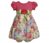 Bonnie Baby Baby-Girls Infant Solid To Print Dress