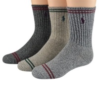 Polo Ralph Lauren toddlers boys Collegiate Stripe Crew socks assorted 3pairs - 2-4 years Polo Ralph Lauren toddlers boys Collegiate Stripe Crew socks assorted 3pairs - 2-4 years
