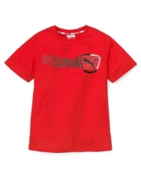 PUMA Boys' Performance Crest Tee - Sizes 4-7 PUMA Boys' Performance Crest Tee - Sizes 4-7