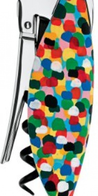 A di Alessi Parrot Sommelier-Style Corkscrew, Multi-Color A di Alessi Parrot Sommelier-Style Corkscrew, Multi-Color