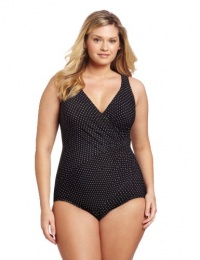 Miraclesuit Women's Plus Size Pin Point Oceanus Miraclesuit Women's Plus Size Pin Point Oceanus