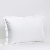 Luxurious, 700-thread count microcotton® with double hemstitch detail. Luxurious, 700-thread count microcotton® with double hemstitch detail.