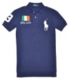 Polo Ralph Lauren Men Custom fit Flag & Big Pony Logo Polo T-shirt - Ireland