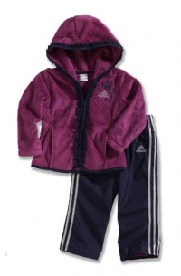 adidas Baby-Girls Infant Itg Warm Jacket Set, Dark Pink, 24 Months adidas Baby-Girls Infant Itg Warm Jacket Set, Dark Pink, 24 Months