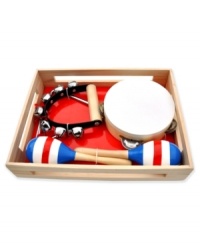 Strike up the band! This assortment of musical instruments is a great way of introducing children to music. Strike up the band! This assortment of musical instruments is a great way of introducing children to music.