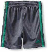 Adidas Boys 2-7 Fashion Mesh Short, Grey/Green, 6 Adidas Boys 2-7 Fashion Mesh Short, Grey/Green, 6