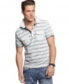 Tired of preppy polos? This one from from INC International Concepts has an edge on style that separates it from your basics.