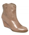 Bandolino's Master wedge booties strike a great balance between the west and the refined.