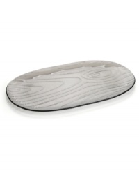 Add new dimension to your table with the warm, smoky hue and natural wood grain texture of the Urban Nature serving tray. Layer with coordinating white porcelain dinnerware, also from Villeroy & Boch. Add new dimension to your table with the warm, smoky hue and natural wood grain texture of the Urban Nature serving tray. Layer with coordinating white porcelain dinnerware, also from Villeroy & Boch.