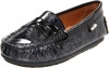 Venettini 55-Savor FA 2012,Black Marble/Black Patent,37 EU (6 M US Big Kid)