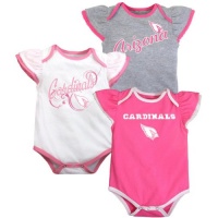 Infant Arizona Cardinals 3 Piece Creeper Set (12m-24m) Infant 12 Months Infant Arizona Cardinals 3 Piece Creeper Set (12m-24m) Infant 12 Months