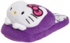 Hello Kitty Juniors Plush Head Slipper with Inside Print