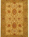 Safavieh Anatolia Collection Handmade Rug, Ivory/Sage, 4' x 6'