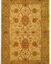 Safavieh Anatolia Collection Handmade Rug, Ivory/Sage, 4' x 6'