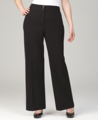 Style&co.'s plus size wide-leg pants are a true basic that showcase all your favorite tops. Style&co.'s plus size wide-leg pants are a true basic that showcase all your favorite tops.
