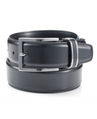 Add a sophisticated final touch with this leather belt from Alfani. Add a sophisticated final touch with this leather belt from Alfani.