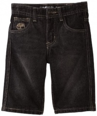 Timberland Boys 2-7 Denim Short, Black, 5 Timberland Boys 2-7 Denim Short, Black, 5
