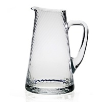 Made entirely from hand, each piece of William Yeoward Crystal draws its inspiration from antique crystal pieces originally made in England during the 18th and early 19th centuries. Featuring a mesmerizing spiral design, this pitcher is an entertaining essential. Made entirely from hand, each piece of William Yeoward Crystal draws its inspiration from antique crystal pieces originally made in England during the 18th and early 19th centuries. Featuring a mesmerizing spiral design, this pitcher is an entertaining essential.