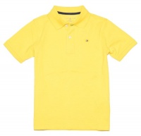 Tommy Hilfiger Boys Logo Polo T-shirt (M(8-10), Yellow) Tommy Hilfiger Boys Logo Polo T-shirt (M(8-10), Yellow)