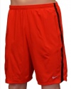 Nike Men's 9 Stretch Woven Running Shorts Red Black