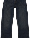 Levi's Boys 8-20 527 Loose Fit Bootcut Jean Husky, RUSTED RIGID, 8 Husky