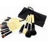 Charm&Color Professional Makeup Brush Set 18 pieces Super NATURAL SOFT Animal Hair With Brush Cylinder