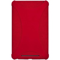 Amzer AMZ94385 Silicone Jelly Soft Skin Fit Case Cover for Asus Nexus 7, Google Nexus 7 - 1 Pack - Retail Packaging - Red Amzer AMZ94385 Silicone Jelly Soft Skin Fit Case Cover for Asus Nexus 7, Google Nexus 7 - 1 Pack - Retail Packaging - Red