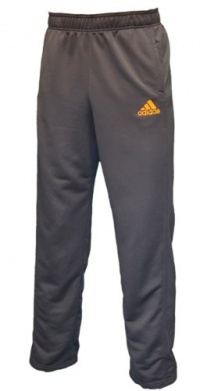 Adidas Men's Climalite Flex Performance Pants-Dark Gray/Orange Adidas Men's Climalite Flex Performance Pants-Dark Gray/Orange