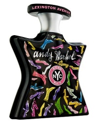The third in Bond's collectible Warhol series of eaux de parfum recalls the artist's formative pre-Pop years in 1950s New York, when he lived on Lexington Avenue and plied his trade as a prolific illustrator--mainly of phantasmagorical shoes. The scent is a seductive floral woody gourmand with contemporary notes: a brew of blue cypress, roasted almonds, pink peony, créme brulee and sandalwood. A feminine scent perfect for her. The third in Bond's collectible Warhol series of eaux de parfum recalls the artist's formative pre-Pop years in 1950s New York, when he lived on Lexington Avenue and plied his trade as a prolific illustrator--mainly of phantasmagorical shoes. The scent is a seductive floral woody gourmand with contemporary notes: a brew of blue cypress, roasted almonds, pink peony, créme brulee and sandalwood. A feminine scent perfect for her.