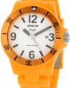 Invicta Women's 1210 Angel White Dial Orange Plastic Watch