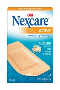 Nexcare Active Extra Cushion Bandage, Knee and Elbow, 8-Count Packages (Pack of 6) Nexcare Active Extra Cushion Bandage, Knee and Elbow, 8-Count Packages (Pack of 6)