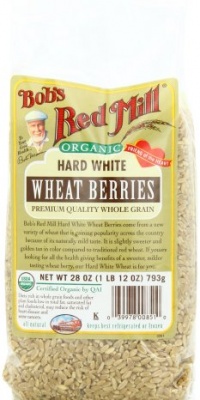 Bob's Red Mill Org Hard White Wheat Berries, 28-Ounce (Pack of 4)