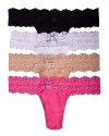 A flattering low-rise thong with a delicate lace waistband in great basic colors. Style #EVERZ03ZL