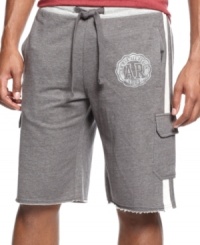 Cargo shorts take the weekend off. This relaxed style from American Rag is ready for some R&R. Cargo shorts take the weekend off. This relaxed style from American Rag is ready for some R&R.