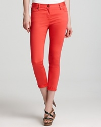 Make your look pop with this VINCE CAMUTO ankle jeans. Team the vibrant hue with graphic prints and strappy sandals for high-street style. Make your look pop with this VINCE CAMUTO ankle jeans. Team the vibrant hue with graphic prints and strappy sandals for high-street style.