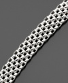 Enjoy serene style with this smooth sterling silver flat bracelet by Giani Bernini. Approximate length: 8 inches.