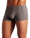 HUGO BOSS Mens Small Logo Plain-Colored Casual Boxer