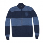 Tommy Hilfiger Men Fashion Full-Zip Wide Stripes Logo Jacket