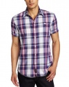 Calvin Klein Jeans Men's Phoenix Plaid Short Sleeve Shirt