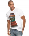 Book smart and style smart come together in this cool Rocawear tee.