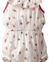 Splendid Littles Baby-Girls Newborn Parisian Tulip Romper, Soft White, 18-24 Months