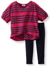 Splendid Littles Baby-Girls Newborn Capri Stripe Tunic Set, Dragonfruit, 6-12 Months Splendid Littles Baby-Girls Newborn Capri Stripe Tunic Set, Dragonfruit, 6-12 Months
