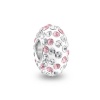 Bling Jewelry 925 Silver Pink White Swarovski Crystal Bead Fits Pandora