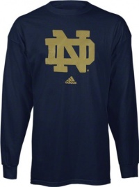 Notre Dame Fighting Irish Adidas Navy Infant Logo Long Sleeve T-Shirt Notre Dame Fighting Irish Adidas Navy Infant Logo Long Sleeve T-Shirt